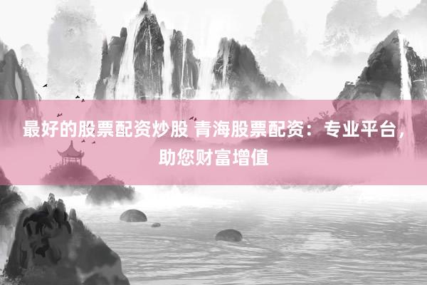 最好的股票配资炒股 青海股票配资：专业平台，助您财富增值