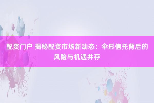 配资门户 揭秘配资市场新动态：伞形信托背后的风险与机遇并存