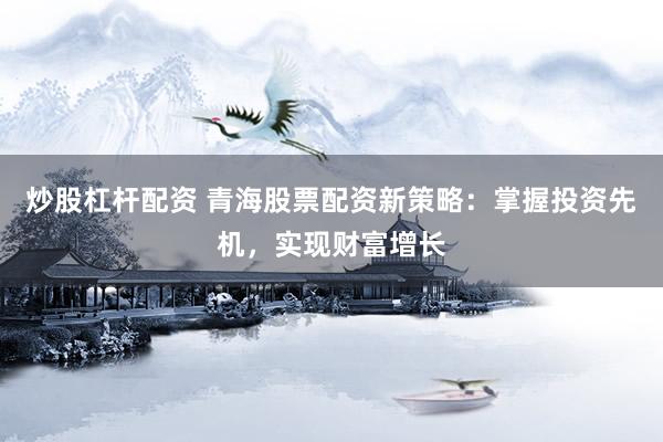 炒股杠杆配资 青海股票配资新策略：掌握投资先机，实现财富增长
