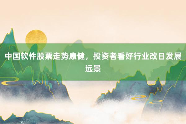 中国软件股票走势康健，投资者看好行业改日发展远景
