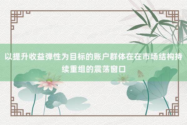 以提升收益弹性为目标的账户群体在在市场结构持续重组的震荡窗口